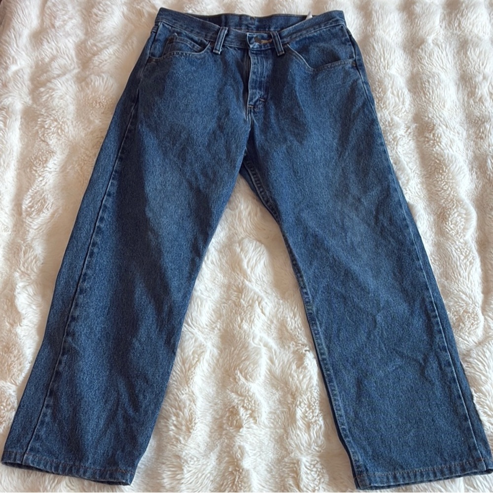 Wrangler Women's Blue Wide-Leg Jeans
